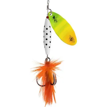 Umělá nástraha Třpytka Plandavka Abu Garcia Reflex White 5,7cm 12gr Firetiger