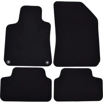 autokoberec Premium black velurové autokoberce Peugeot 308 2014- 4ks
