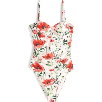 Dámské plavky GATE Monokini s potiskem 44 225-1422/111