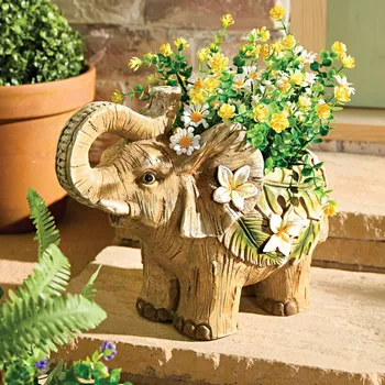 3Pagen Květináč na rostliny Slon 34x27x18 cm. Dodáváno bez obsahu.