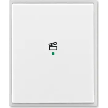 vypínač Kryt 1násobný, symbol "scény" ABB Time, Element 6220E-A01003 01 bílá / ledová bílá