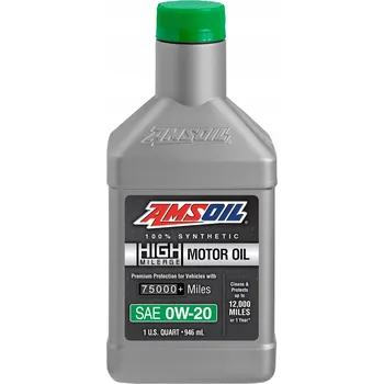 Motorový olej Motorový olej AMSOIL 0W-20 Synthetic High-Mileage Motor Oil 0,946 l