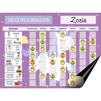 Kancelářský nábytek Magnetická motivační tabule 40x30 cm se 118 symboly a 20 magnety