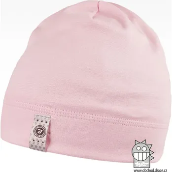 Čepice Bavlněná čepice Alan - vzor 01 - světle růžová 50 - 52
