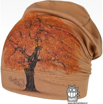 Čepice Bavlněná čepice Polo - vzor 27 - velbloudí hnědá, strom 48 - 50