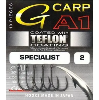 Rybářský háček GAMAKATSU Háčky A1 G-Carp Specialist Hooks VELIKOST: 4