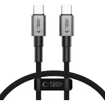 Datový kabel TechProtect Ultraboost, USB C na USB C, PD 60W/3A, délka 50cm, barva iron grey