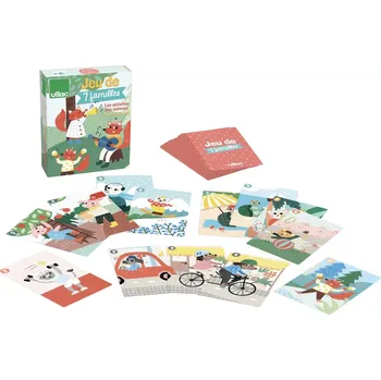 Desková hra Vilac Karetní hra 7 rodin zvířata