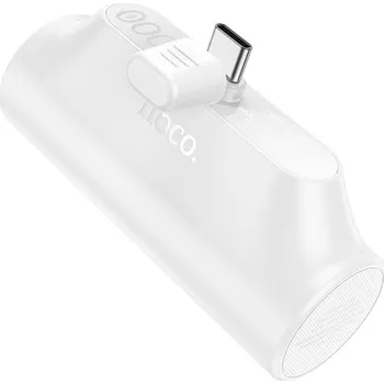 Powerbanka Powerbanka HOCO 3000 mAh - vestavěný konektor USB-C J147 - bílá
