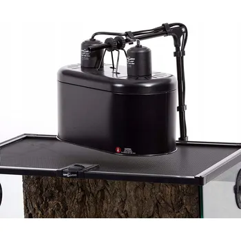 Teraristika DVOJITÁ LAMPA REPTI-ZOO 2 X 150W SE ZÁVITEM E27 PRO OSVĚTLENÍ A VYHŘÍVÁNÍ