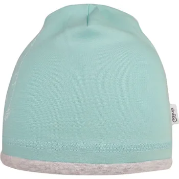 Čepice Kojenecká bavlněná čepice Anička - vzor 37 - mentolová 44 - 46