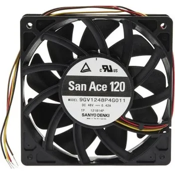 PC ventilátor Sanyo DenkiAxiální ventilátor 48 V DC DC, průtok vzduchu: 289.8m³/h 20.16W420mA, 120 x 120 x 25mm