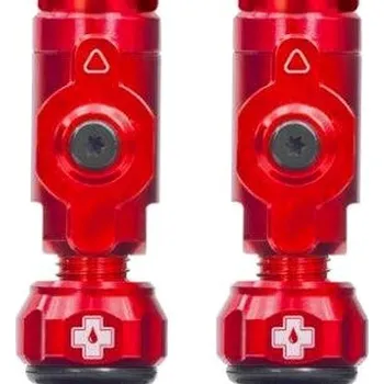 pumpička Big Bore Hybrid Tubeless Valves Red Small