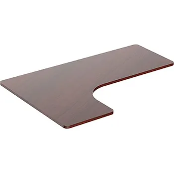 Psací stůl Rohová deska 160x110-60x1,8 cm Powerton - ořech