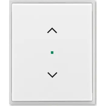 Stavebniny Kryt 1násobný, symbol "žaluzie" ABB Time, Element 6220E-A01002 01 bílá / ledová bílá