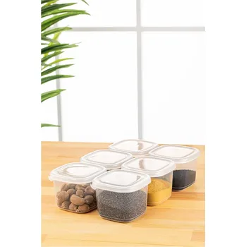 Dóza na potraviny Plastové dózy v sadě 6 ks na potraviny Fresco – Hermia ID_1681208