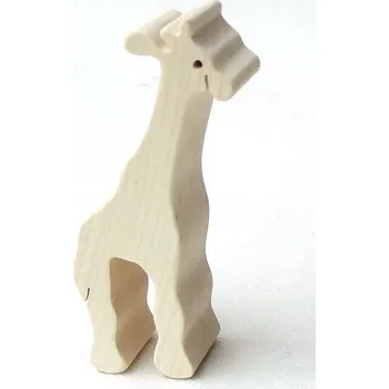 Dřevěná hračka Fauna Dřevěné zvířátko žirafa