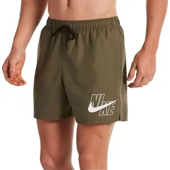Pánské plavky Nike 5 Volley Short M NESSA566-240 - cargo khaki M
