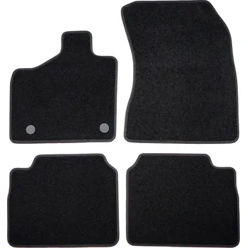 autokoberec Premium black velurové autokoberce Nissan X-trail e-power 2024-4ks