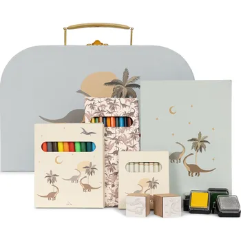 Školní kufřík Konges Slojd - Kufřík s malířskými potřebami - Dino