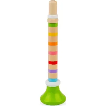 Hudební nástroj pro děti Bigjigs Toys Trumpetka 1 ks zelená