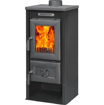 Krbová kamna Hosseven Hosseven, krbová kamna na TP 9008 maxi černá, 7,09 kW, průměr 130 mm