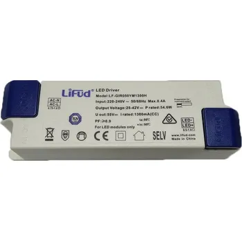 Příslušenství pro LED osvětlení Lifud LFGIR050YM1300H ŠÍŘKA: 43 mm, PŘÍKON: 54,6 W, VÝSTUPNÍ NAPĚTÍ: 25-42 VDC