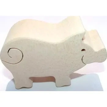 Dřevěná hračka Fauna Dřevěná zvířátko prasátko