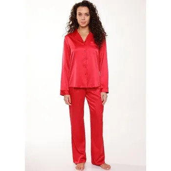 Dámské pyžamo Dámské pyžamo LingaDore 7624 Červená XXL