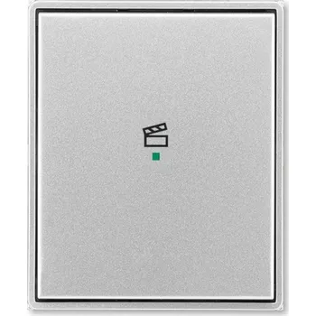 Stavebniny Kryt 1násobný, symbol "scény" ABB Time, Time Arbo 6220E-A01003 08 titanová