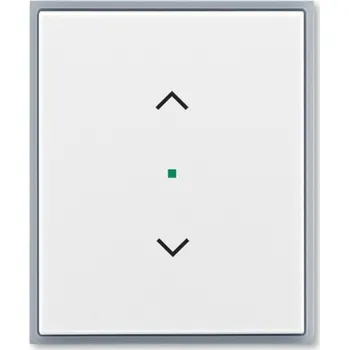 vypínač Kryt 1násobný, symbol "žaluzie" ABB Element 6220E-A01002 04 bílá / ledová šedá