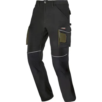PARKSIDE PERFORMANCE® Pánské pracovní kalhoty (černá/hnědá, 58)