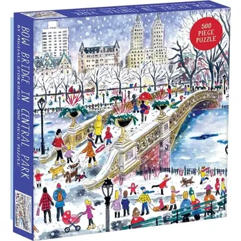 Puzzle GALISON Čtvercové Bow Bridge v Central parku 500 dílků