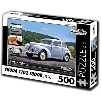 Puzzle Puzzle Retro-auta Škoda 1102 Tudor 500 dílků