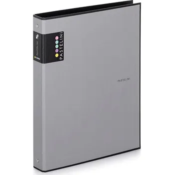 KARTON P+P PASTELINI A4 lamino R25 4kroužek, šedý