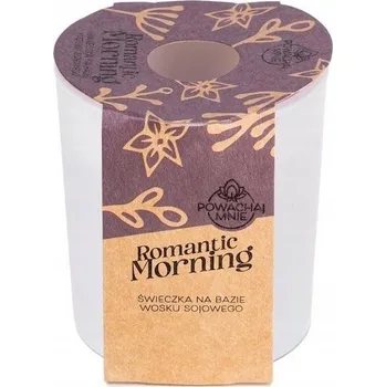 Svíčka VOŇAVÁ SVÍČKA SÓJOVÁ ROMANTIC MORNING BÍLÁ 130ML PAVONCELLA