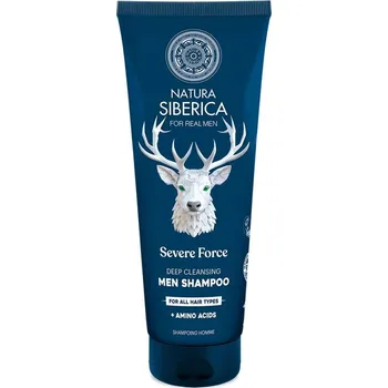Šampon Men Hloubkově čisticí šampon - Jedinečná moc Pro všechny typy vlasů Natura Siberica 200 ml