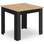 Jídelní stůl MADO černý s deskou v dekoru dub artisan 80x80cm 208269768