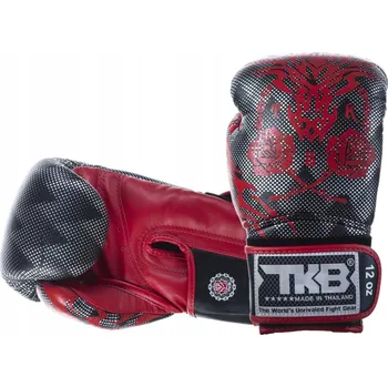 Boxerské rukavice Boxerské rukavice Top King TKBGDG-BK-RD 12 oz