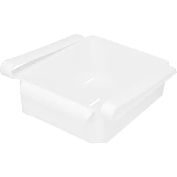 Dóza na potraviny Organizér do lednice výsuvná police na potraviny zeleninu 15,5x16,5 cm