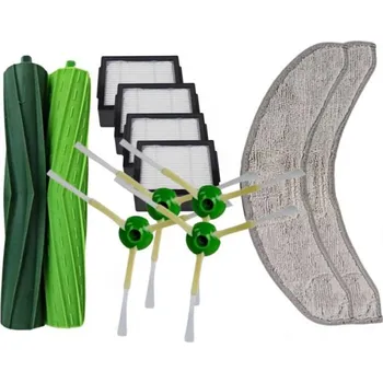 Sada příslušenství pro robotický vysavač HEPA filtry a kartáče pro iROBOT Roomba Combo j7+ a mopy, sada 12ks