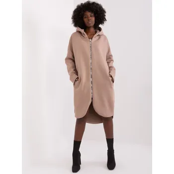 Dámská mikina Dámská mikina s kapucí v béžové barvě RV-