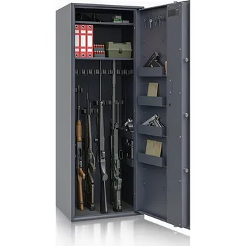 Trezor ISS Skříň na zbraně SIEGEN MAX 500085.12 EL, grafitově šedá
