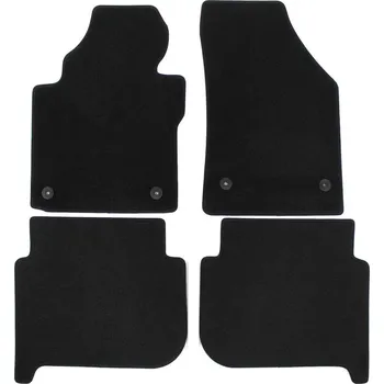 autokoberec Premium black velurové autokoberce VW Touran 2011-2015 4ks