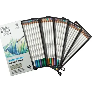 Pastelka WINSOR & NEWTON Akvarelové pastelky WINSOR & NEWTON, 50ks Complete Collection