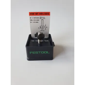 Fréza Festool Fréza čtvrtkulatého profilu HW S8 D19/R4 491005