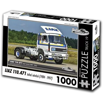 Puzzle Puzzle RETRO-AUTA: LIAZ 110.471 tahač návěsů (1984–1997), 1000 dílků