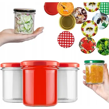 Sklenice Zavařovací Sklenice Bimberek skleněná 350 ml bezbarvá 15 ks