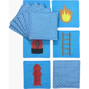 Pexeso Látkové pexeso - hasiči Dárkové balení: ne