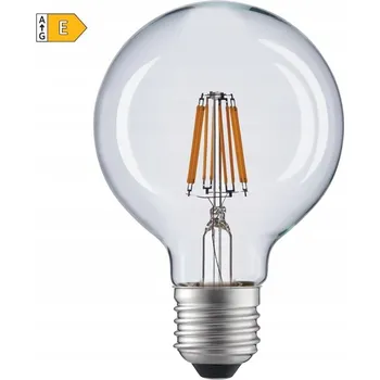 Žárovka ACA Lighting LED FILAMENT E27 G80 10W 2700K 230V 1220lm RA80 PALA8010WW